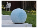 DECORATIVE SPHERE, CORAL AQUA, SIZE A, 16"D