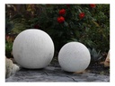 DECORATIVE SPHERE,  CORAL WHITE, SIZE A, 16"D