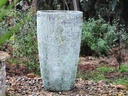 TALL CONE PLANTER, CORAL GEM GREEN, SET OF 2- 17.5"X27", 13"X22.5"
