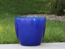 COCO POTS, FALLING BLUE, SET OF 4-23"X20", 19"X17", 15"X13", 12"X11"