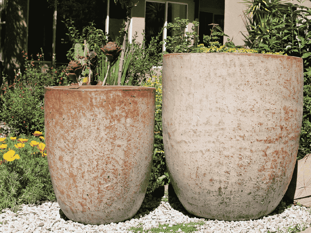 RIMLESS PARCO ALTO PLANTER, HEIRLOOM WHITE, SET OF 2 - 25.0" X 29.0", 19.0" X 25.0"