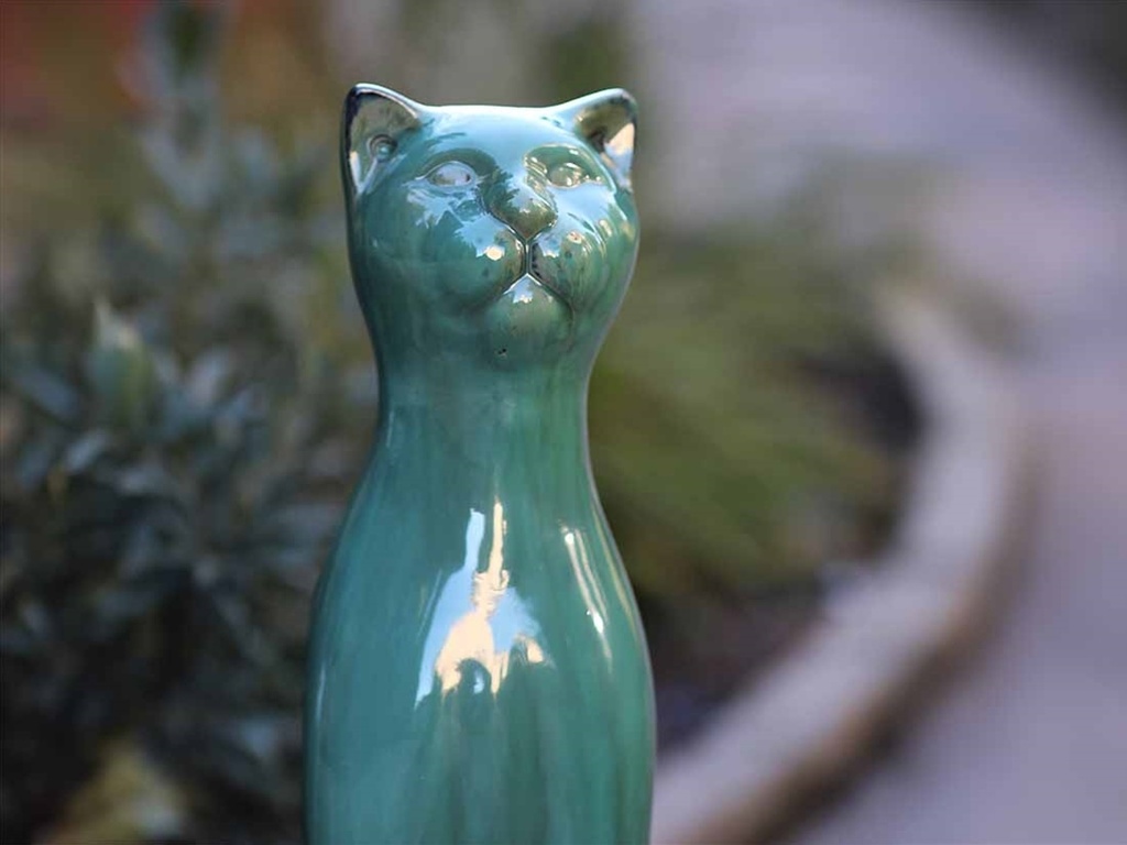 STANDING CAT, GREEN STREAM 8.5'' X 26.0''