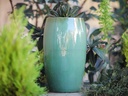 DRUM SHAPED PLANTER, GREEN STREAM, 20.0" X 35.0"