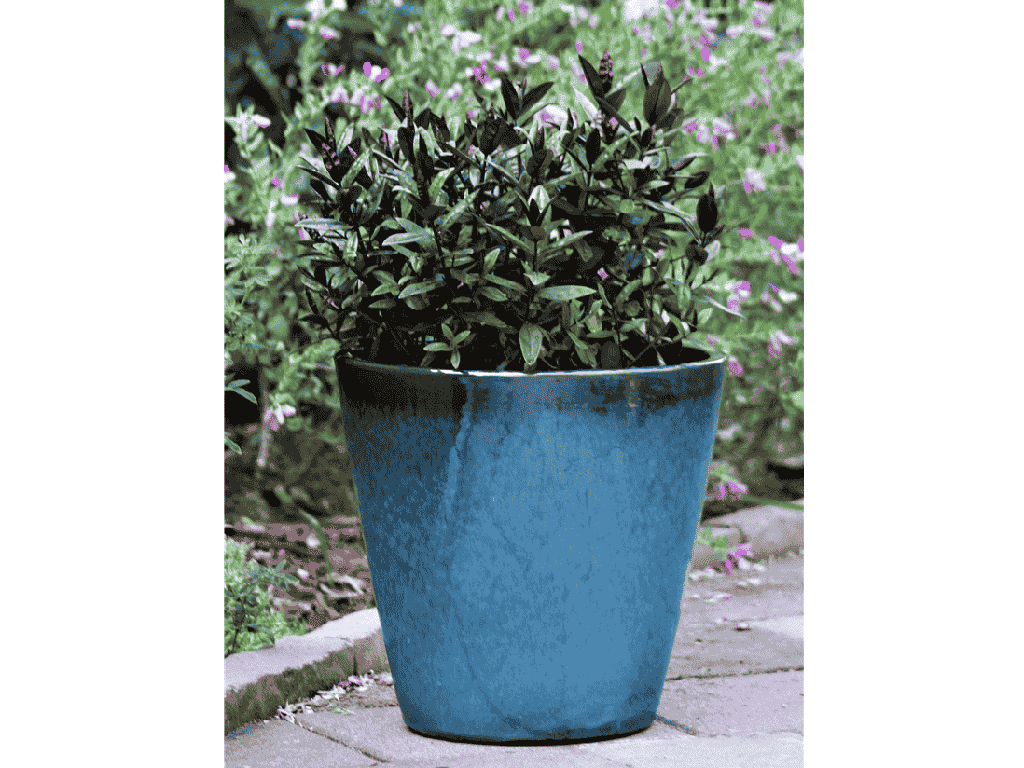 CONTEMPO PLANTER, GREEN  MIRAGE, SET OF 3-17.0"X15.5", 15.0"X14.0", 13"X12.5"