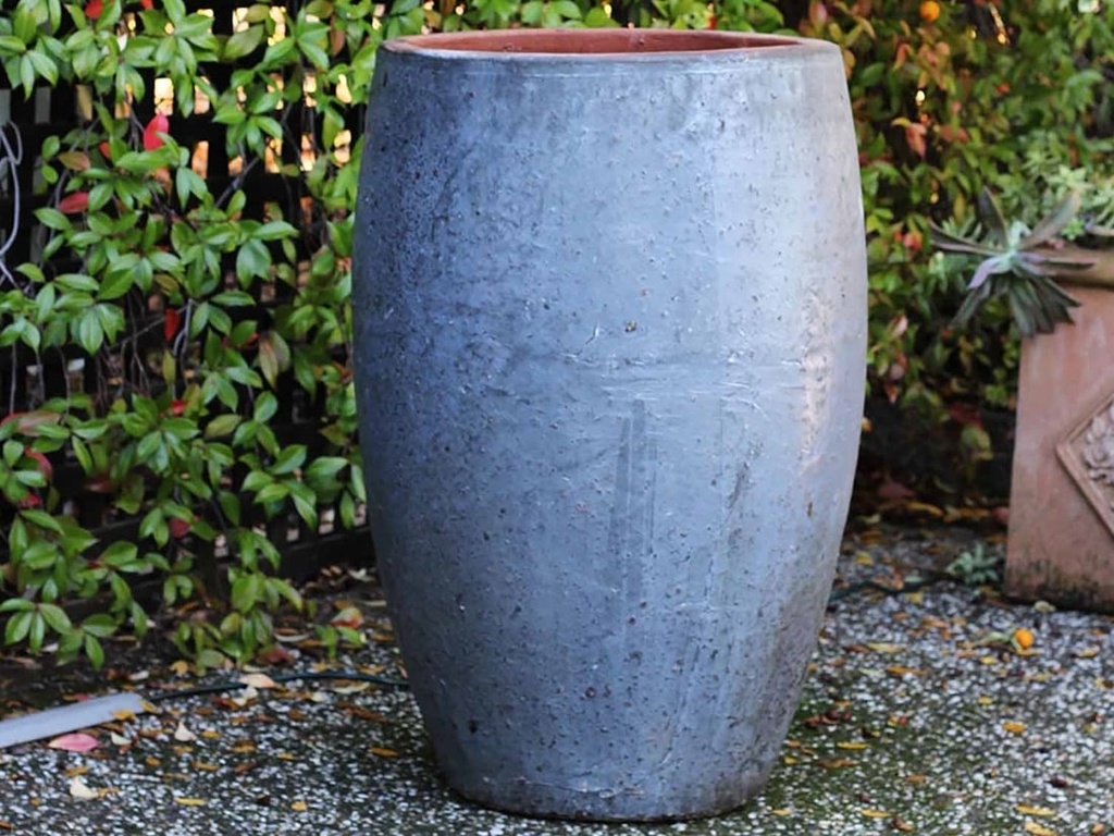 OLIVE NO RIM JAR, GRAPHITE, SIZE A, - 21.0" X 32.0", TOP OD: 18.5", ID: 15.5"
