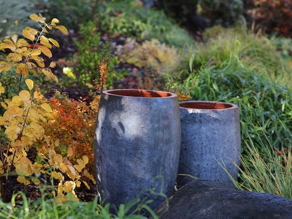OLIVE NO RIM JAR, GRAPHITE, SIZE A, - 21.0" X 32.0", TOP OD: 18.5", ID: 15.5"