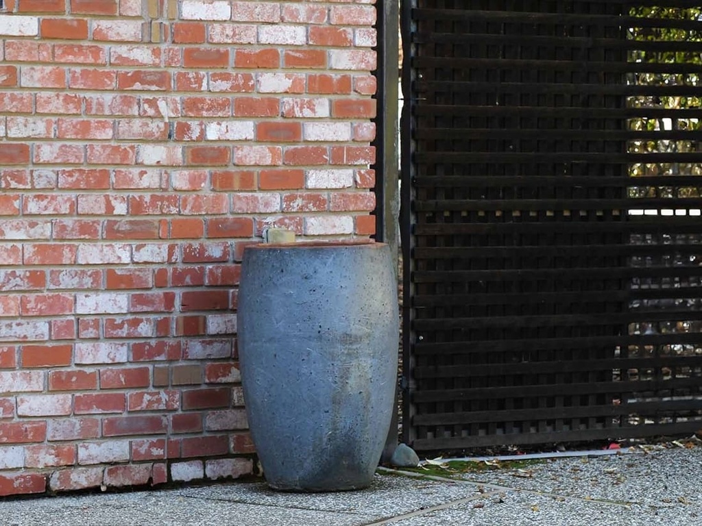 OLIVE NO RIM JAR, MEDIUM, GRAPHITE, SIZE B, D19" H27.0"