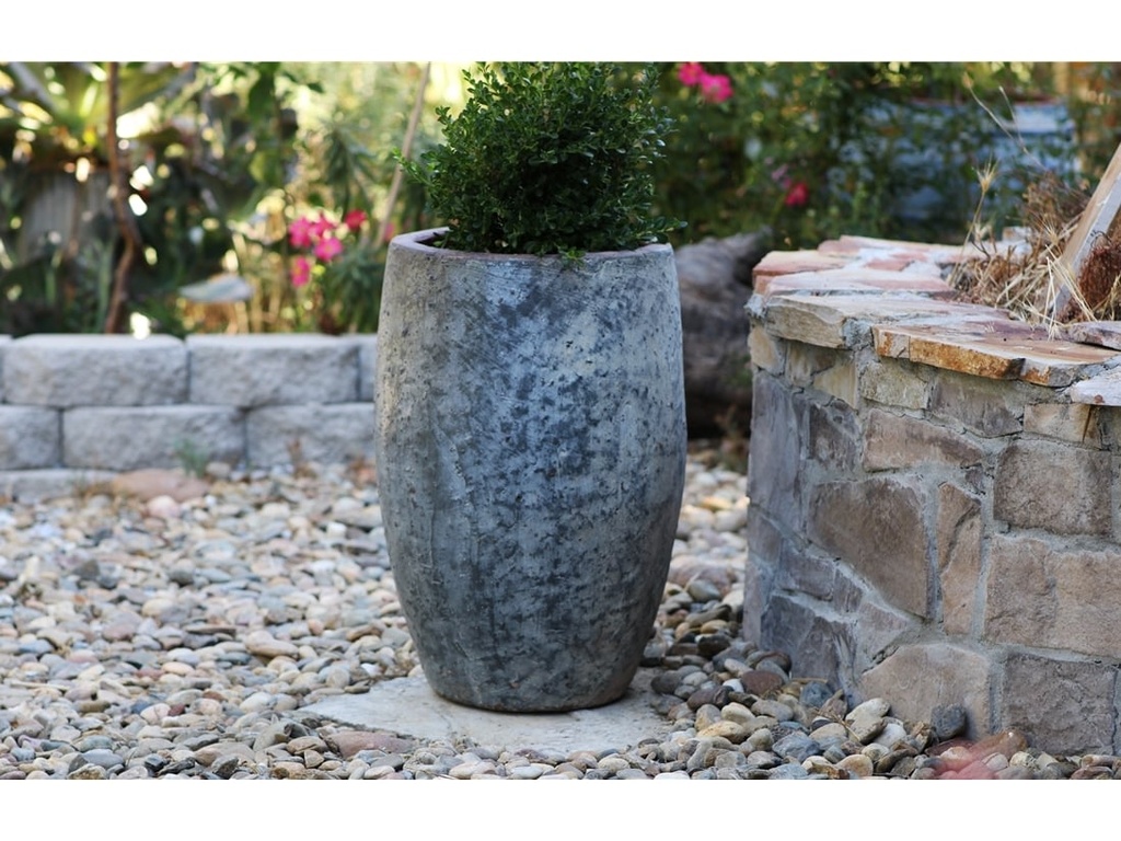 OLIVE NO RIM JAR, SHORT, GRAPHITE, SIZE C, D18.5" H24.0"