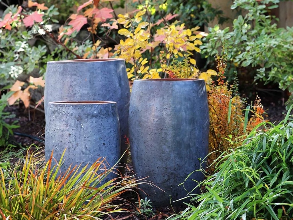 OLIVE NO RIM JAR, SHORT, GRAPHITE, SIZE C, D18.5" H24.0"