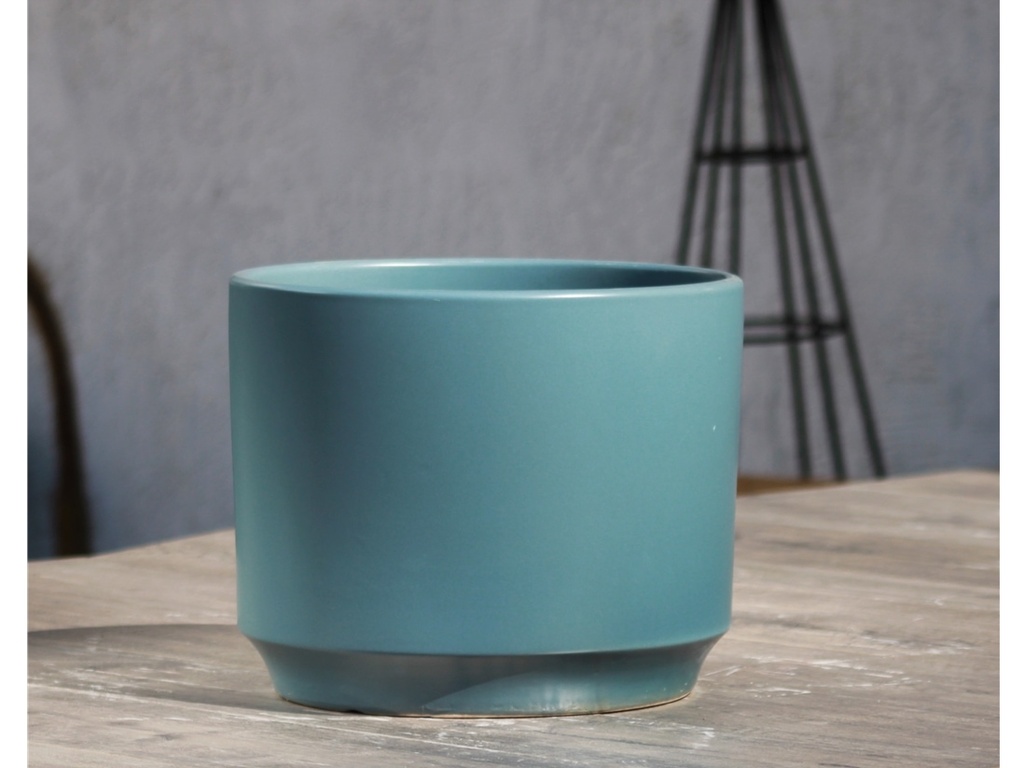 LARGE COMET PLANTER , TWILIGHT BLUE, SET OF 3- 12"X10" 10"X8.5" 8"X8"