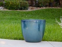 COCO POTS, GREEN , SET OF 3-19"X17", 15'X13", 12"X11"