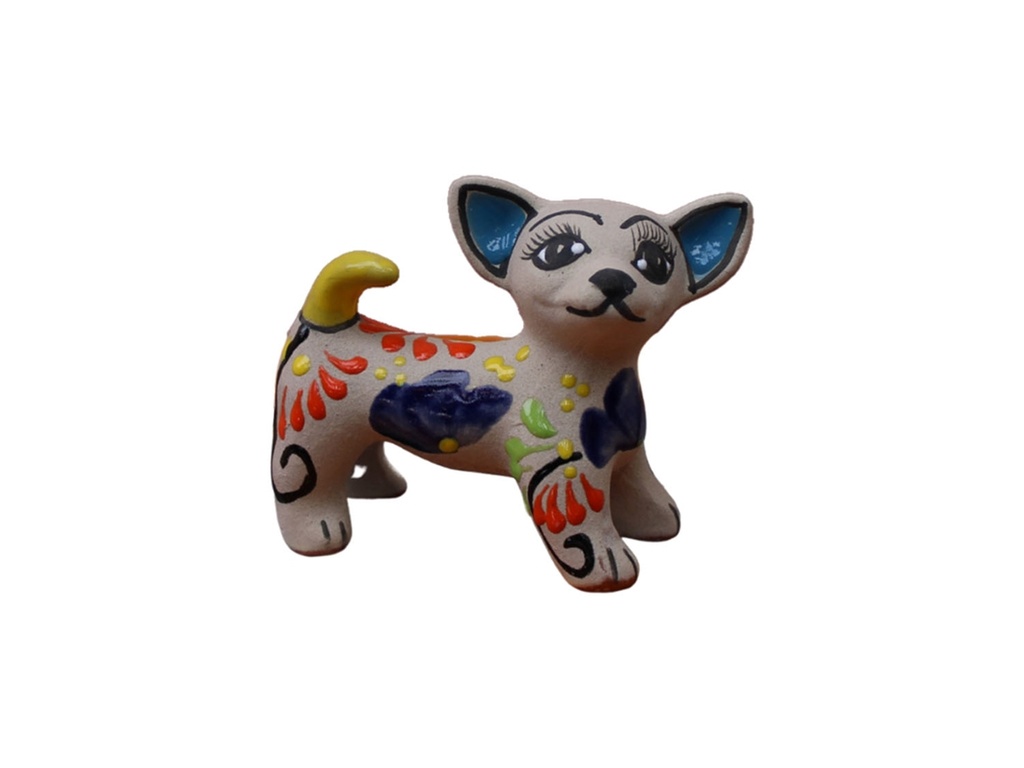 TALAVERA TIERRA LUZ CHIHUAHUA MINI, 5.5"X2.5"X4.5"