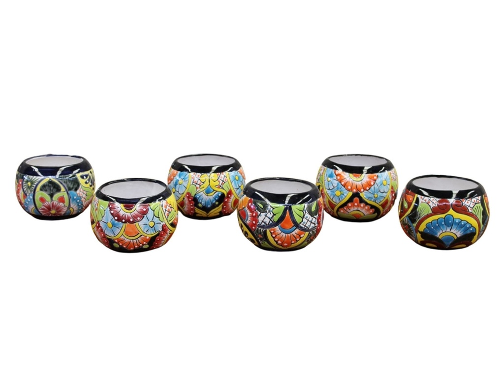 [TL-J2049-B-C6] MACETA  BOLA, 8.0"X7.0" , SOLD IN CASE OF 6