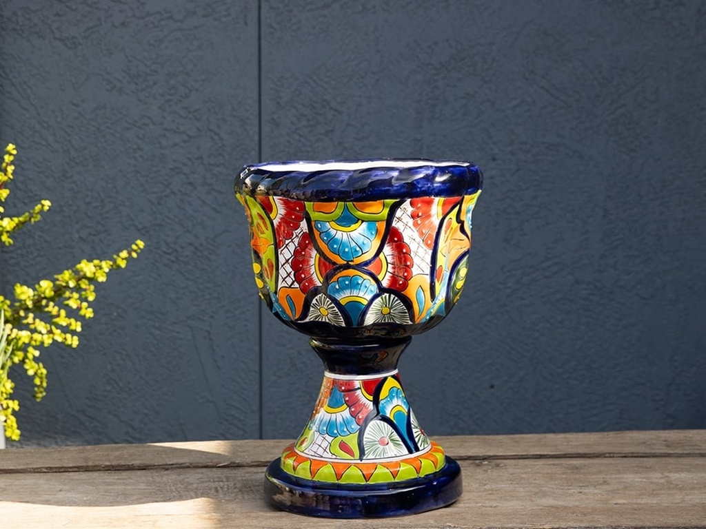 [TL-J2131] TALAVERA JAR PLANTER, 15.0"x20.0"