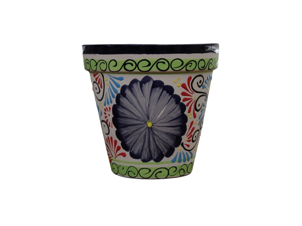 TALAVERA TIERRA LUZ GARDEN VASE #26, 10" x 10"