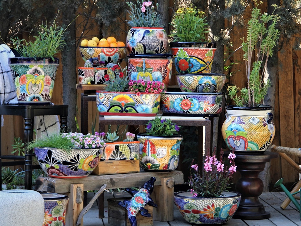 [BP-26-0801] GLAZED PLANTER #1