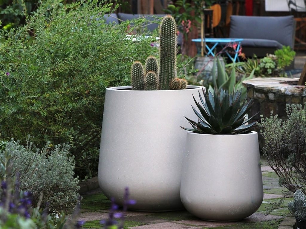 TRUNK MID PLANER, ECOSTONE TAN, SET OF 2- 26"X26.5", 17.5"X18"