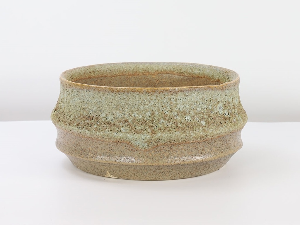 [IP-DG2243REG-B-C4] SANTA BARBARA BOWLS, RUSTIC EVERGREEN, 7.5"X4.0", CASE OF 4