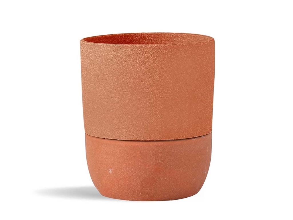[IP-DS2292SCC-C-C8] URBAN DWELLER SELF-WATERING POT, SAND CANYON CLAY, 5.0"X5.5", CASE OF 8