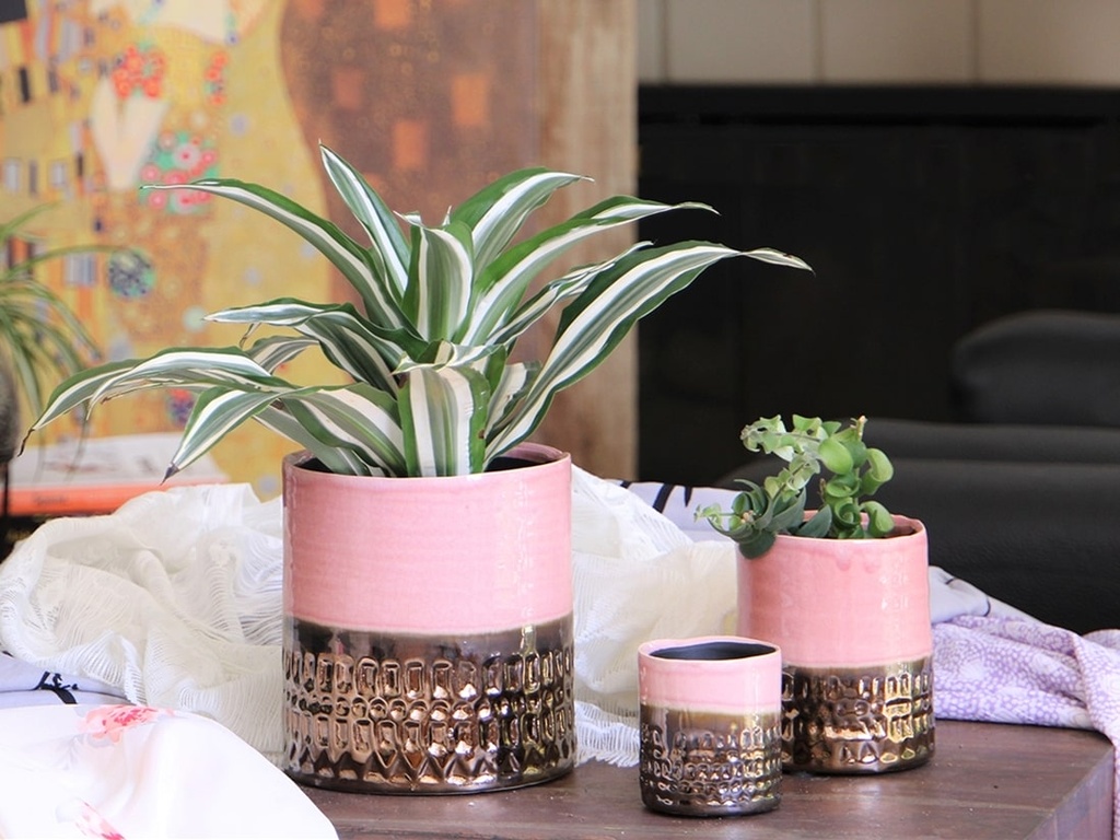 [IP-J19270RSE-C-C12] JEWEL CACHE POT, ROSE, 3.0"x3.0", SOLD IN CASE OF 12