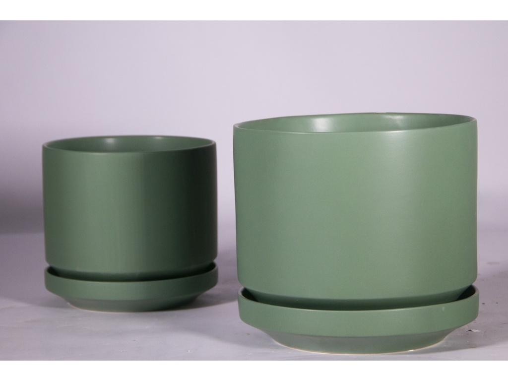 [IP-MD2058HDW-C2] MELROSE M-MODERN PLANTER, HONEY DEW, 10.0"x10.5", SOLD IN CASE OF 2