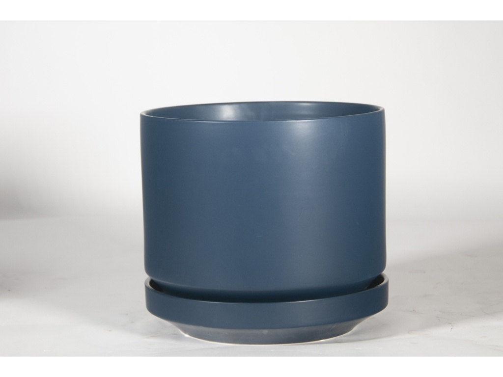 [IP-MD2059NVB] MELROSE M-MODERN PLANTER, NAVY BLUE, 12.0"x12.0"