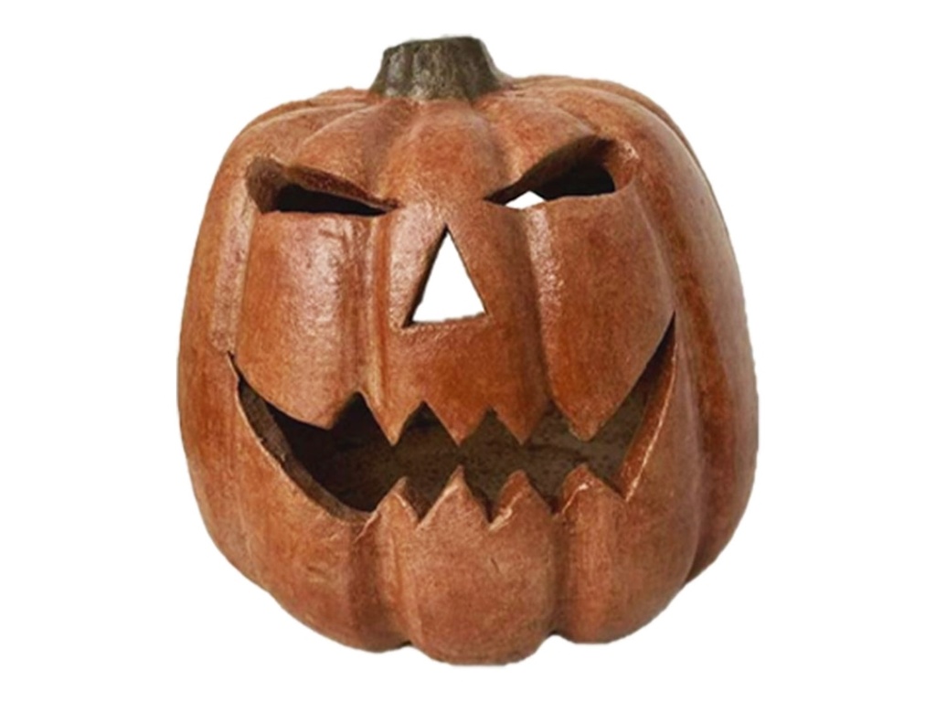 [MC-AP0019] HALLOWEEN PUMPKIN W/ SHORT STEM, 12.0"X12.0"