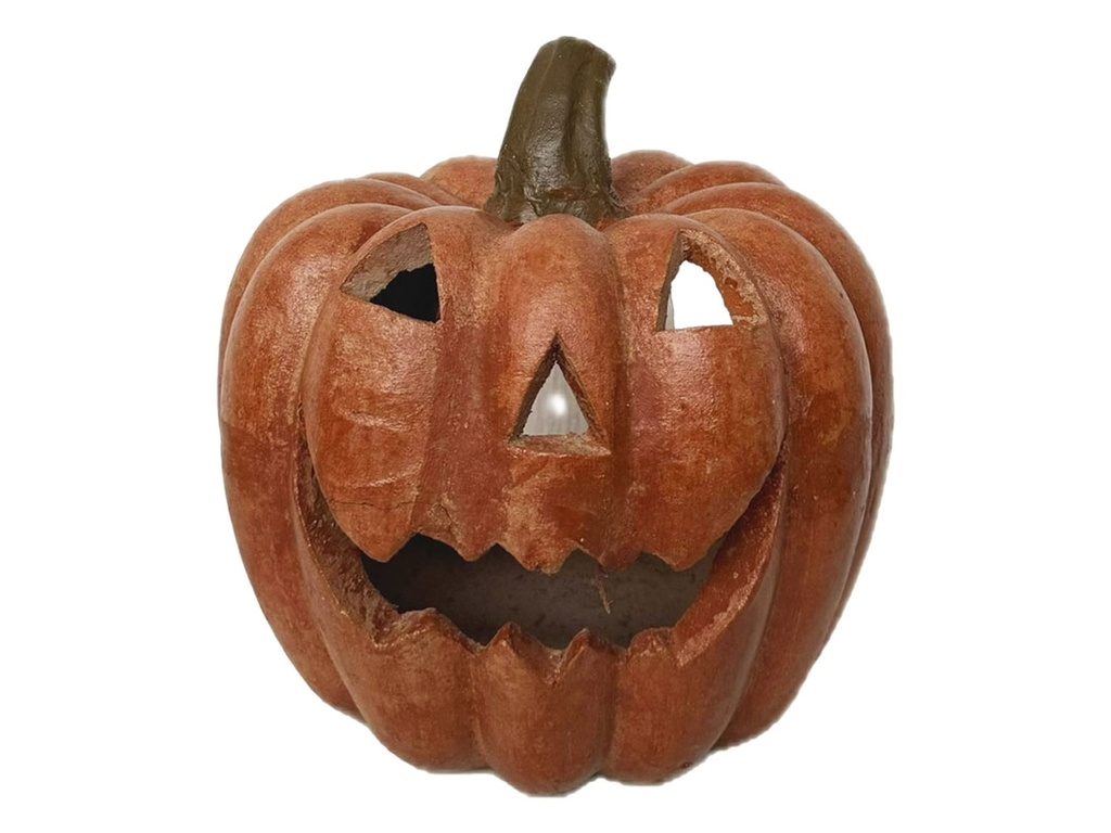 [MC-AP0025] HALLOWEEN PUMPKIN W/ TALL STEM, 10.5"X12.0"
