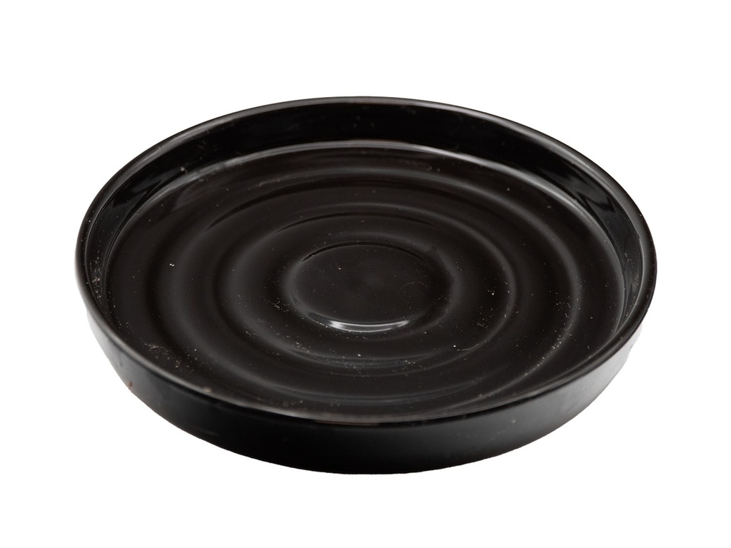 [PC-SCR06SBK] SAUCER, SABLE BLACK, OD 10", ID 8"
