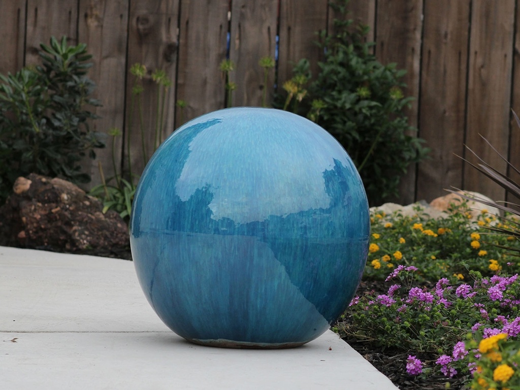 [PV-A500FAQ-XL] DECORATIVE SPHERE, FALLING AQUA, 19.5
