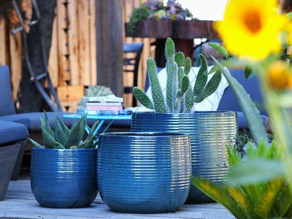 [PV-CG8023GNM-S3] TUSCANO PLANTER, GREEN MIRAGE, SET OF 3-22.0"X18.5", 17.5"X15.0", 13.5"X11.5"