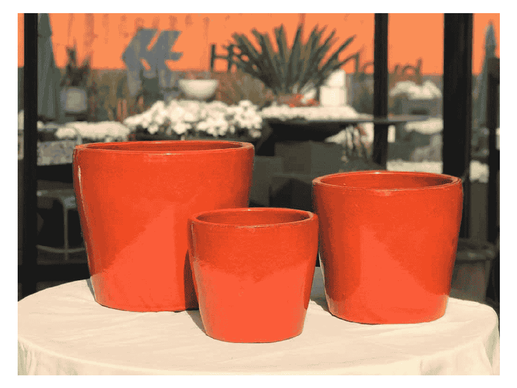 [PV-CG818MDR-S3] BUTTERCUP, MANDARIN, SET OF 3- 16.0" X 14.0", 13.0" X 12.0", 10.0" X 9.5"