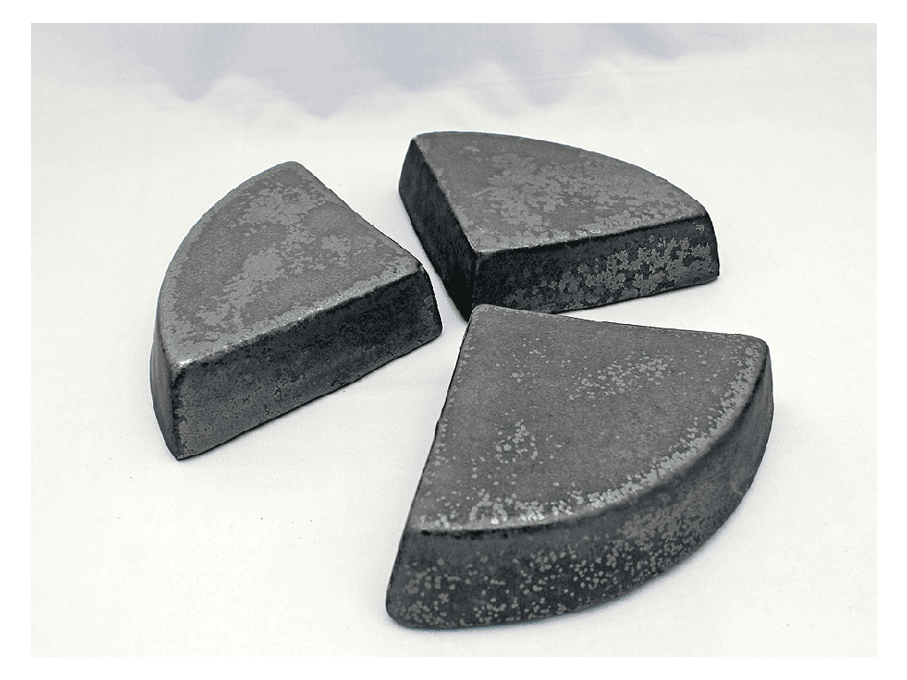 [PV-CGPF01MBK-S3-C5] POT FEET, MATT BLACK,  SET OF 3- 4"X1", SOLD IN BUNDLE OF 5