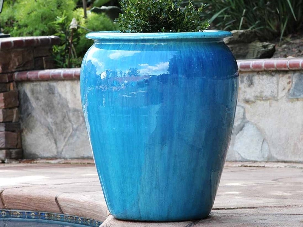 [PV-LB569FAQ-XL] URN SMOOTH FINISHED, FALLING AQUA, X-LARGE - 32.5" X 36.5"