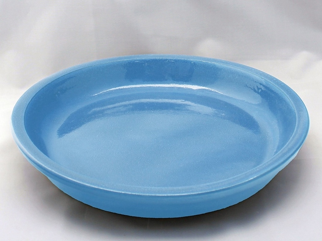 [PV-SCR01FAQ] ROUND SAUCER, FALLING AQUA, OD 23", ID 19"