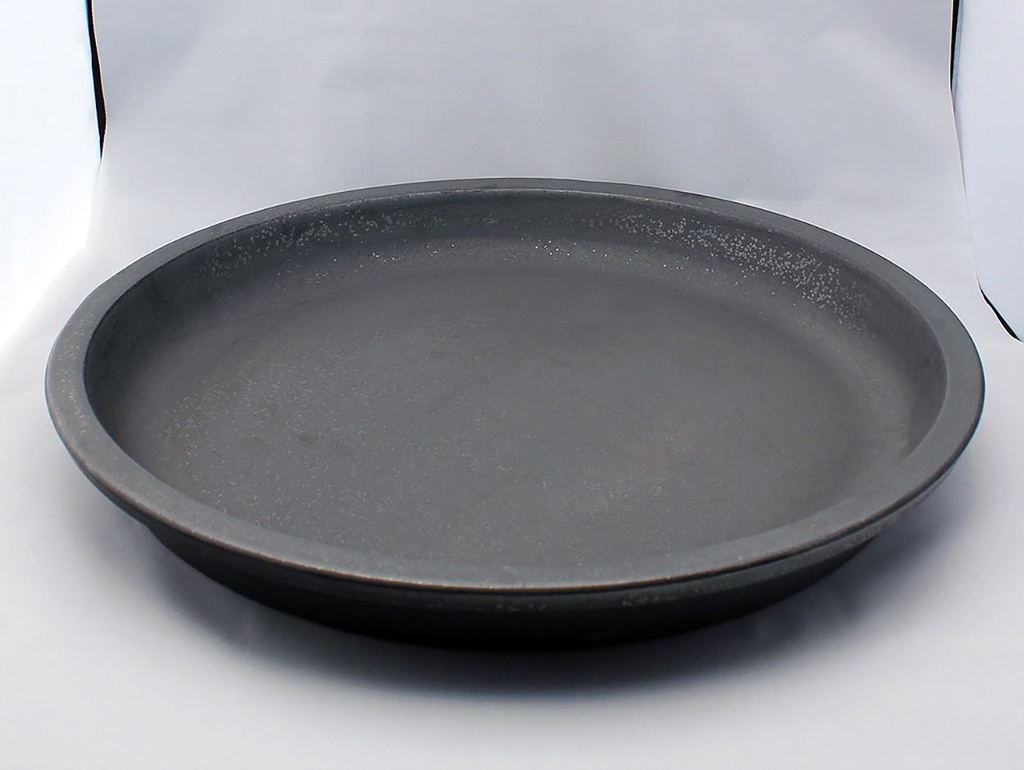 [PV-SCR01MK] ROUND SAUCER, MATTE BLACK, OD 23", ID 19"