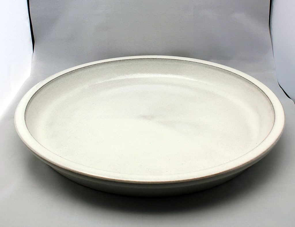 [PV-SCR02WST] CHELSEA ROUND SAUCER, WHITE, OD 19", ID 16"