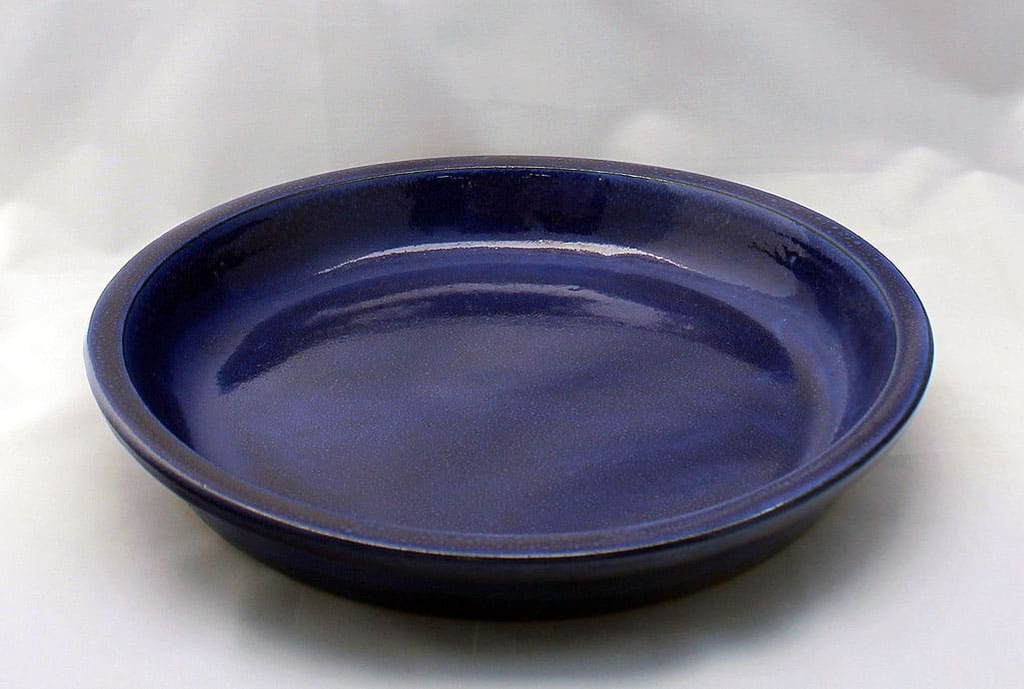 [PV-SCR04FBL] ROUND SAUCER, FALLING BLUE, OD 13", ID 10"