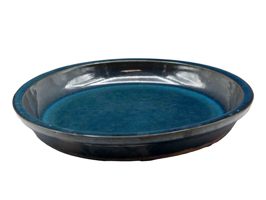 [PV-SCR05GNM] ROUND SAUCER, GREEN  MIRAGE, OD 11.5", ID 9"