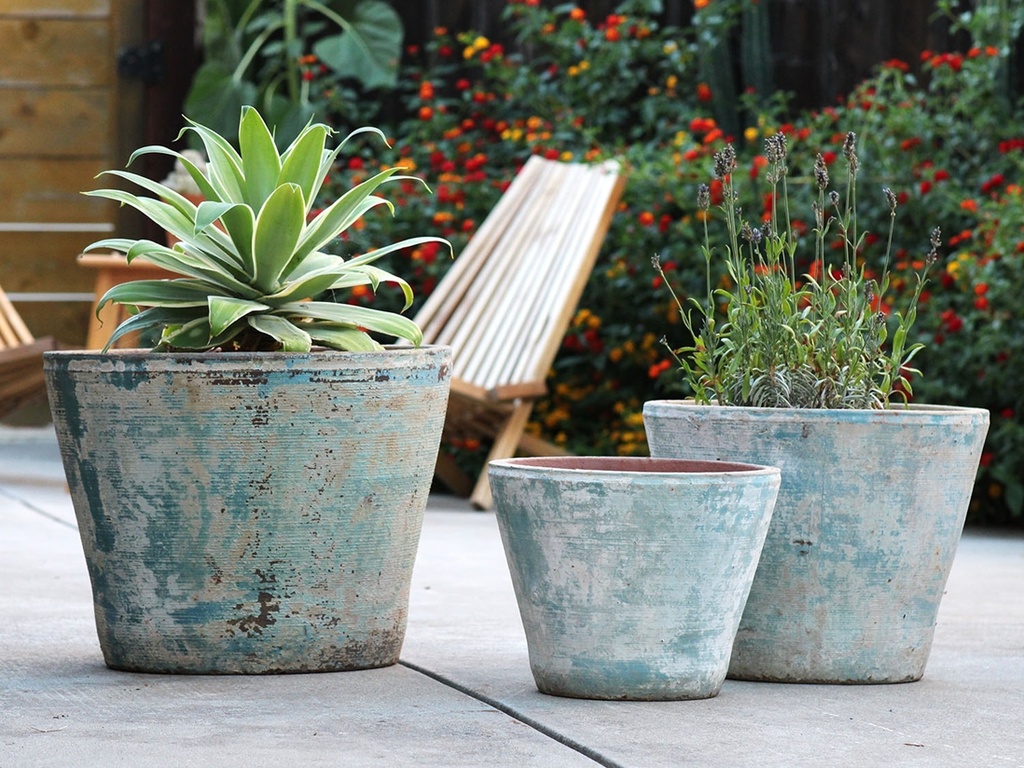 [PV-TS0501ATS-S3] TUSCANSUN POT, ATLANTIS SKY, 20.0"X16.0", 17.0"X13.0", 13.0'X10.0"