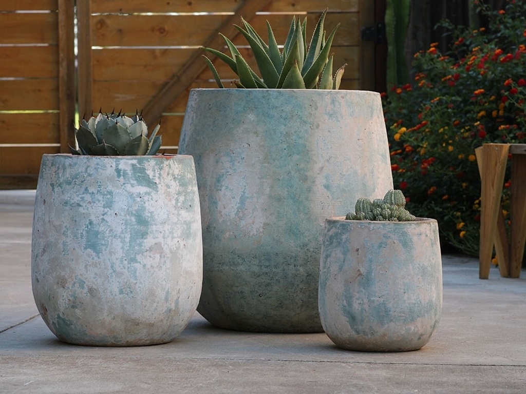 [PV-TS2312ATS-S3] DAKHLA PLANTER, ATLANTIS  SKY, SET OF 3- 26.0"X28.0", 18.5"X20.5",13.0"X14.0"
