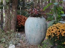 AMPHORA AFRICANA, ATLANTIS SKY, 24.5"x32.0", TOP OD: 16.0", ID:13.5"