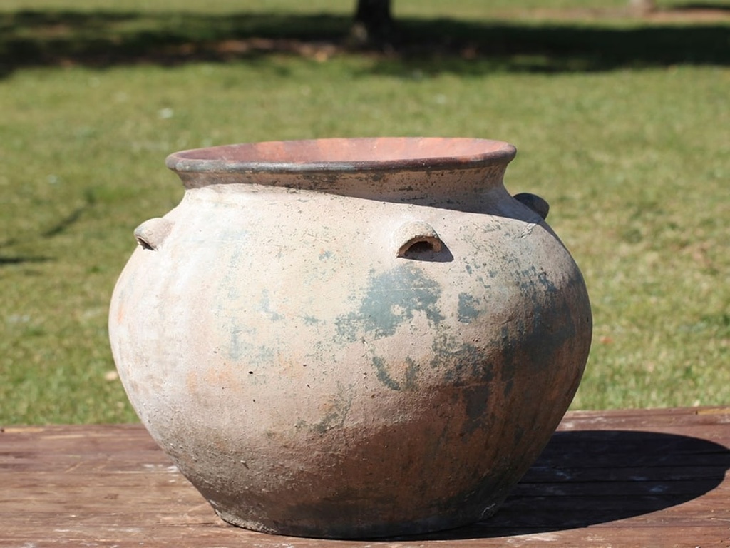 [PV-TSC2164ATS] AFRICAN HYDRIA JAR,  41.5”x 29.0”, ATLANTIS SKY