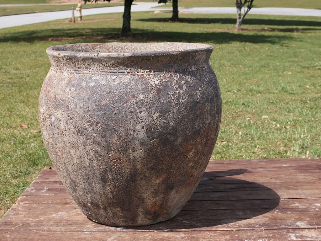 [PV-TSC2174ABW-A] MOROCCAN PLANTER, ATLANTIS BROWN,  30.5"X29.0"