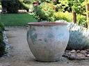 MOROCCAN PLANTER, ATLANTIS SKY, 30.5"X29.0"