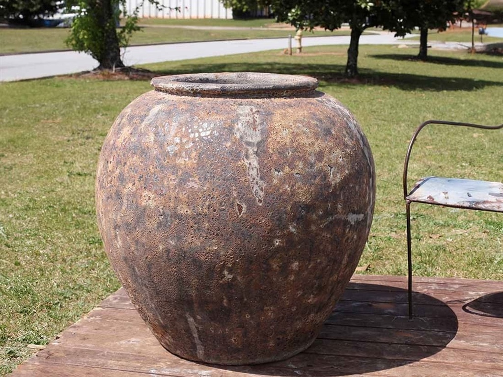 [PV-TSC2176ABW] ANCIENT QVEVRI, ATLANTIS BROWN, 39.5"X45.0"