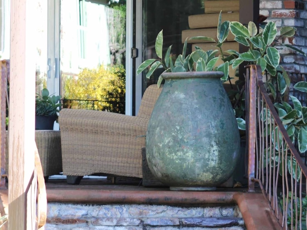 [PV-TSC2178VDG-A] TURKISH JAR, VERDIGRIS, 26.0"X33.0"