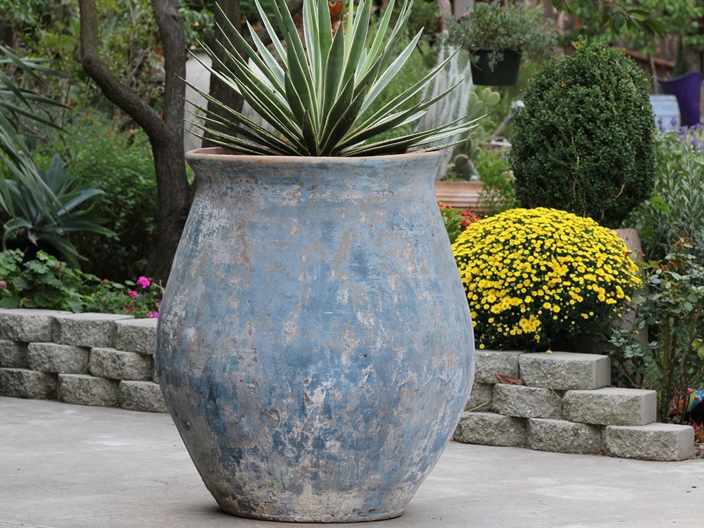 [PV-TSC2188AGS] PLANTER DE HACIENDA, AEGEAN SEA , 34.5"X39.0"