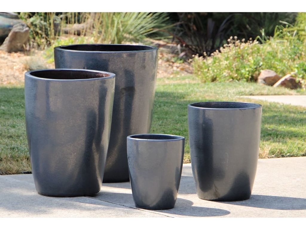 [PY-1579SVR-S4] PAMPLONA PLANTER, SILVER, SET OF 4- 22.0"X27.0", 18.0"X23.0", 14.0"X18.0", 11.0"X13.5.0"