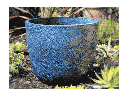 SUWANNEE PLANTER, AZTEC BLUE, SET OF 4 - 18.5"X16.0", 14.5"X13.5", 11.5"X10.0", 8.5"X7.5"